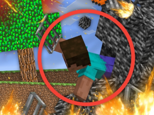 Escape from the prison in Mineblock! Destruction!  gameplay