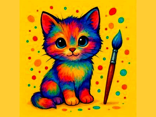 BTS Cute Kitty Coloring gameplay