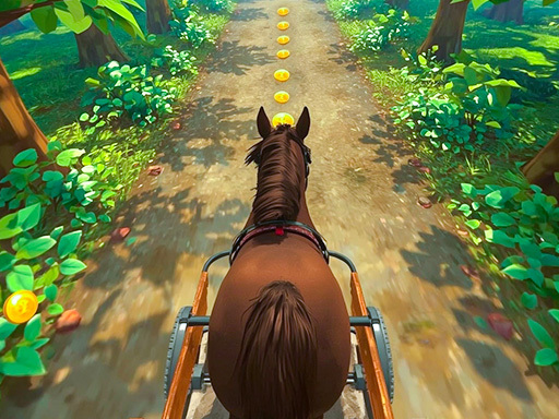 Horse Kart Runner Game gameplay